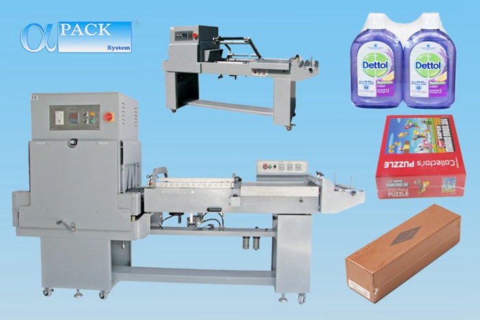 Semi-Automatic Sealing and Shrink Machine