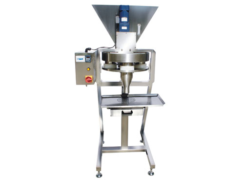 Semi automatic particle measuring cup filling machine